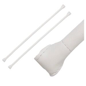 Miche Classic White Rolled Bag Handles with 1 1/2" Silver Carabiners